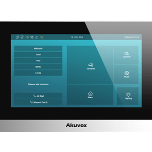 7" SIP INDOOR UNIT IN SILVER ANDROID VERSION