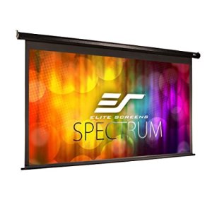 100" MOTORISED 1610 PROJECTOR SCREEN IR & RF CONTROL WHITE 12V TRIGGER & SWITCH VMAX2