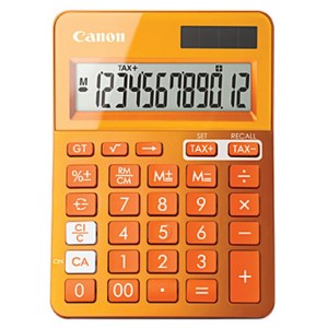 LS123KMOR METALLIC ORANGE 12 DIGIT DESKTOP CALCULATOR