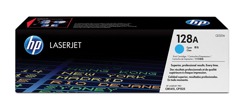 HP 128A CYAN TONER 1.3K FOR CLJ PRO CP1525 CM1415
