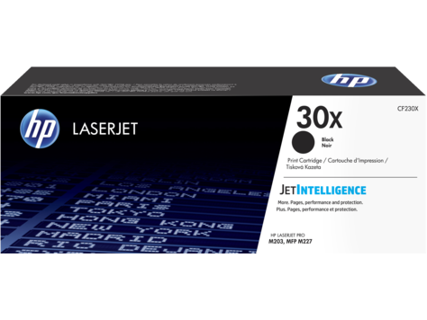 HP 30X BLACK LASERJET TONER CARTRIDGE 3.5K FOR LJ PRO M203 M227