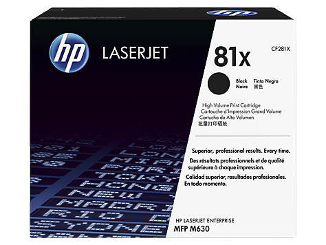 HP 81X BLACK LASERJET TONER CARTRIDGE