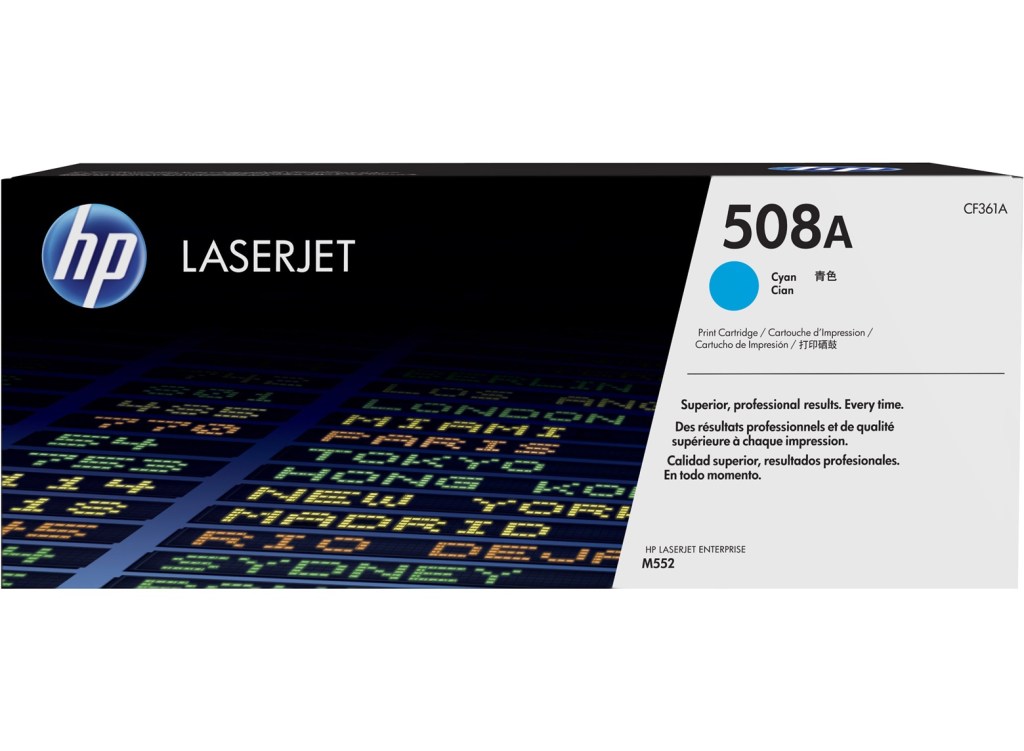 HP 508A CYAN LASERJET TONER CARTRIDGE