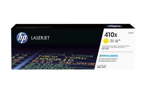 HP 410X YELLOW LASERJET TONER CARTRIDGE 5K LJET M452/M477