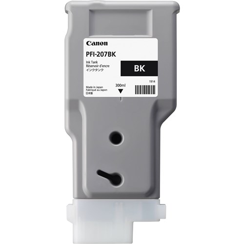 PFI-207BK BLACK INK - 300ML