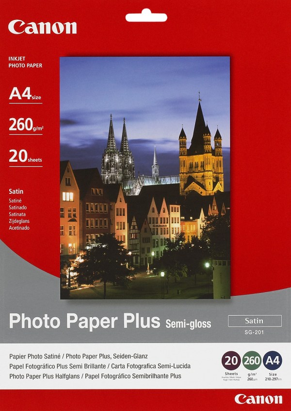 A4 PHOTO PAPER PLUS SEMI GLOSS 20PK