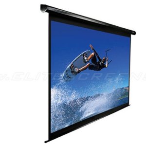 100" MOTORISED 169 PROJECTOR SCREEN WITH IR CONTROL RJ45 & 3-WAY SWITCH SPECTRUM -BLACK