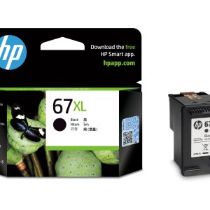 HP 67XL BLACK ORIGINAL INK CARTRIDGE 240 PAGE YIELD
