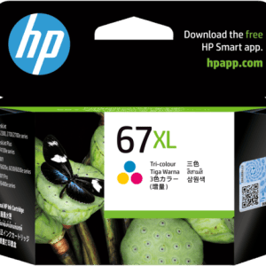 HP 67XL TRI-COLOR ORIGINAL INK CARTRIDGE 200 PAGE YIELD