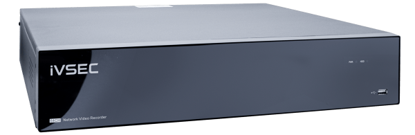 IVSEC NR6648EX NVR 64 CHANNELS 2 GIGABIT PORTS 8 BAYS H265 4K HDMI ADV IVS