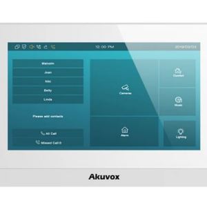 7" SIP INDOOR UNIT WITH WI-FI IN WHITE LINUX VERSION