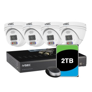 LX SERIES KIT 4 X NC319XB 8MP IP CAM  NR004XB-2TB 4 x PoE NVR 4K BASIC IVS