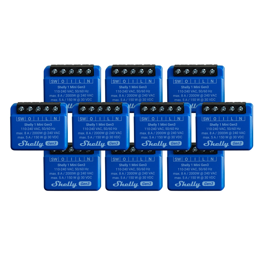 SHELLY 1 MINI GEN 3 KITS