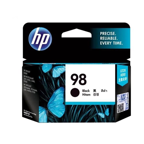 HP 98 BLACK INK 420 PAGE YIELD FOR DJ 5940 PSC 2575 & 8050