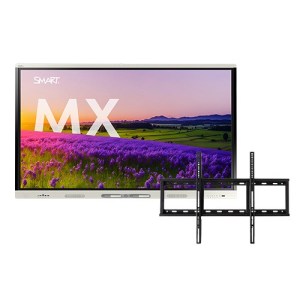 SMART Board MX086-V5 IFP with iQ 5Y Assure And WM-SBID-200 Wall Mount Bundle