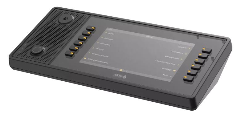AXIS C6110 NETWORK PAGING CONSOLE