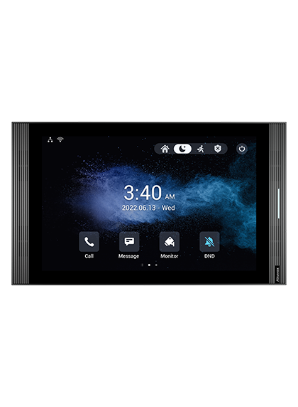 10.1" SIP INDOOR UNIT WITH WI-FI AND CAMERA IN GREY