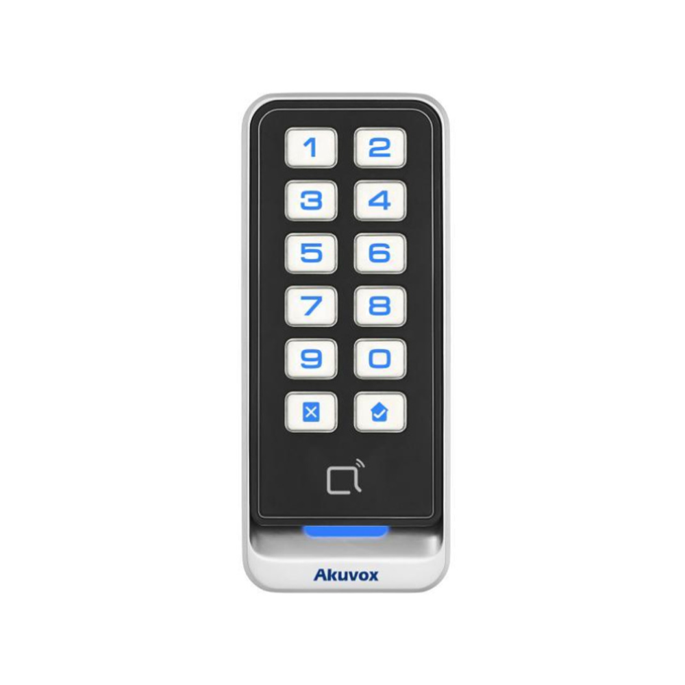 AKUVOX ALUMINIUM WIEGAND RFID CARD READER 13.56MHz & 125kHz IP65