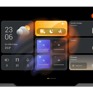 AKUBELA 10.36" TOUCH SCREEN WITH CAM IN GREY ZIGBEE GATEWAY ANDROID 12 VERSION