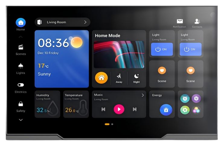 12.35 INCH TOUCHSCREEN WITH METAL FRAME