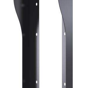 R20K/R25K/R20B 2.3.4.5 BUTTONS ON WALL RAIN HOOD - BLACK