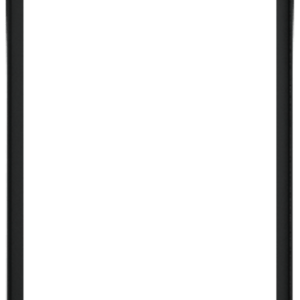 BLACK IN-WALL RAIN COVER FOR S538