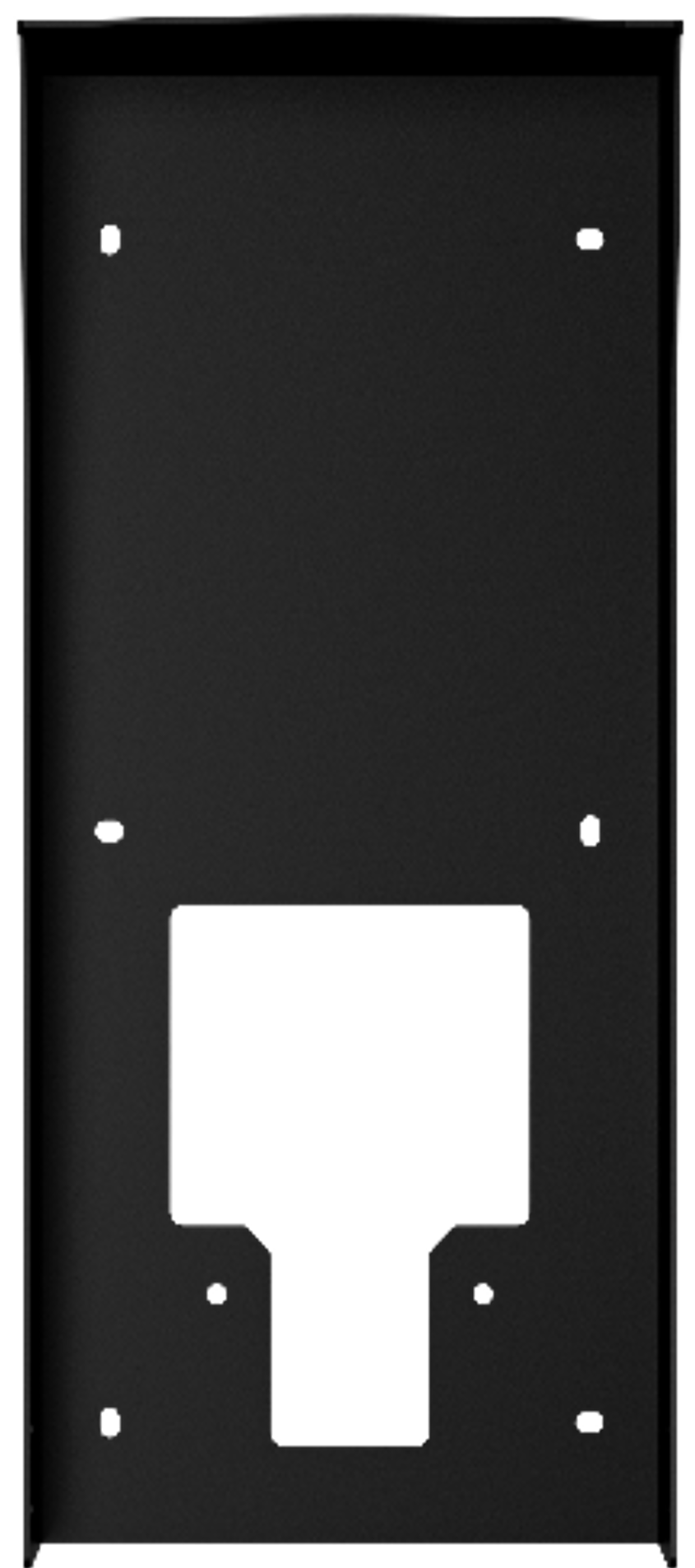 BLACK ON-WALL RAIN COVER FOR S538