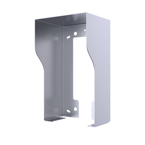 E21X RAIN HOOD AND ON WALL MOUNT SILVER