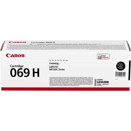 CANON CART069HB HIGH CAPACITY BLACK TONER FOR MF756Cx LBP674Cx 7.6K PAGE YIELD