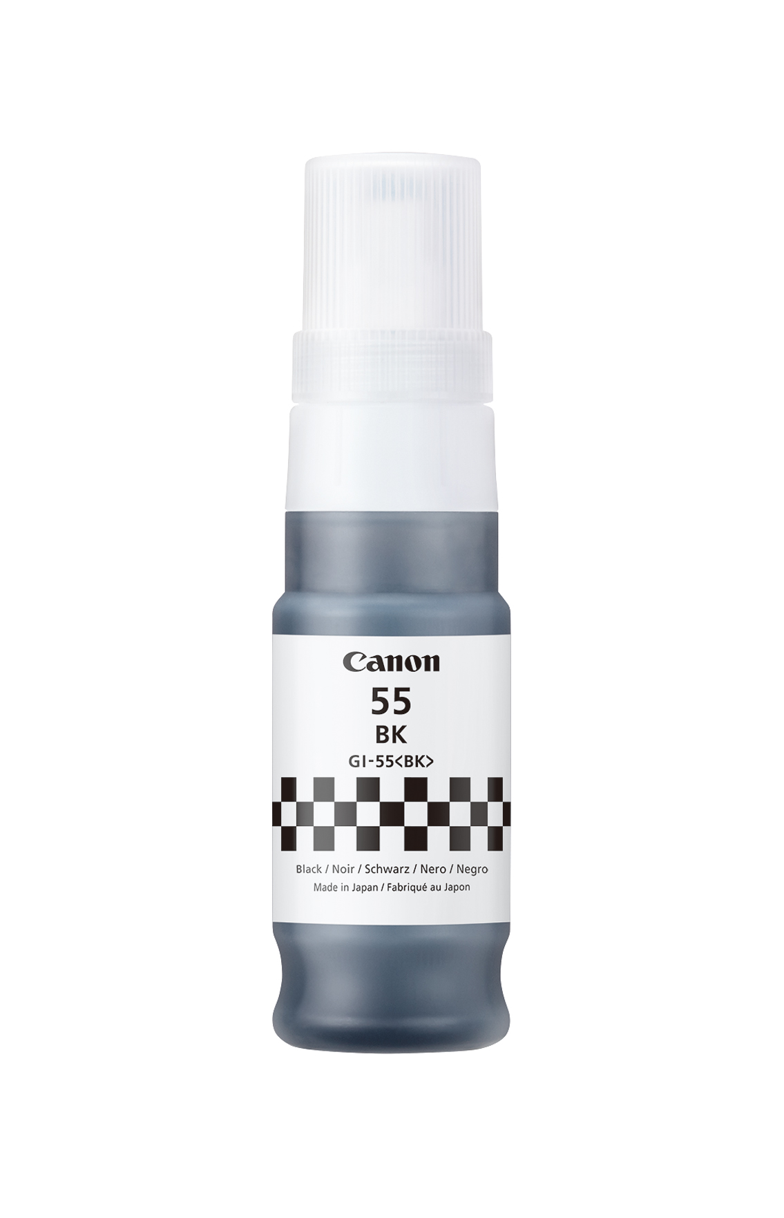 CANON GI-55 BLACK INK BOTTLE FOR GX1060 / GX2060 - 3K PAGE YIELD