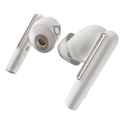 POLY VOYAGER FREE 60 UC M WHIT E SAND EARBUDS BT700 USB-A AD APTER BASIC CHARGE CASE