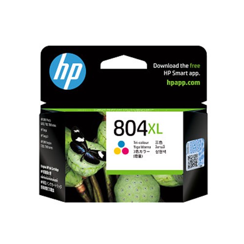 HP 804XL TRI-COLOR INK CART 415 PAGES FOR HP ENVY 6220 6222 7120 7820 7822