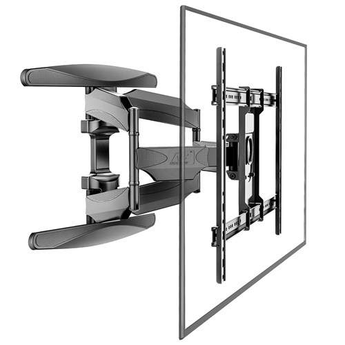 P65 HD Cantilever VESA Wall Mount Up To 68.2KG 55"-85" Black Tilt 8-5