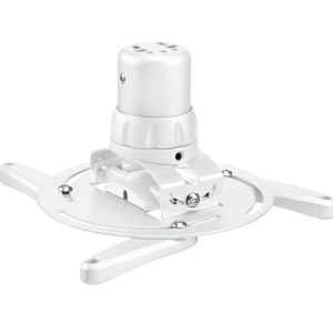 VOGELS PROJECTOR MOUNTS - FLAT SMALL WHITE SUPPORT - TURN & TILT 15KG