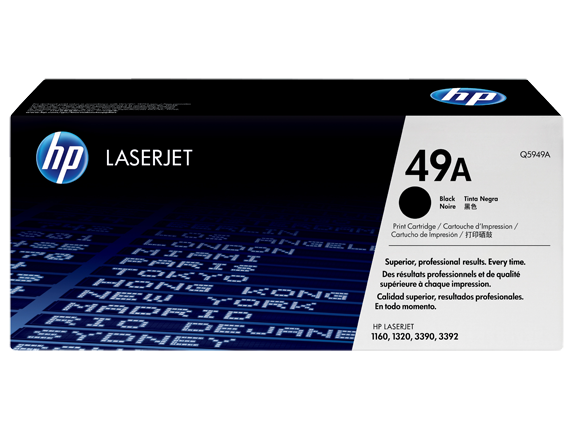 HP 49A BLACK TONER 2500 PAGE YIELD FOR LJ 1160 1320 3390