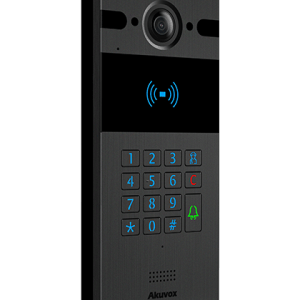 SIP INTERCOM WITH KEYPAD AND RF CARD READER BLACK