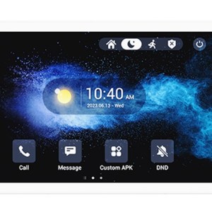 10.1" SIP INDOOR UNIT IN WHITE ANDROID 12 VERSION