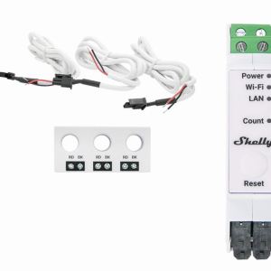 SHELLY THREE PHASE DIN RAIL ENERGY METER PRO 3CT